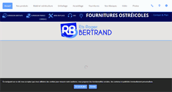 Desktop Screenshot of bertrand-ostreiculture.com
